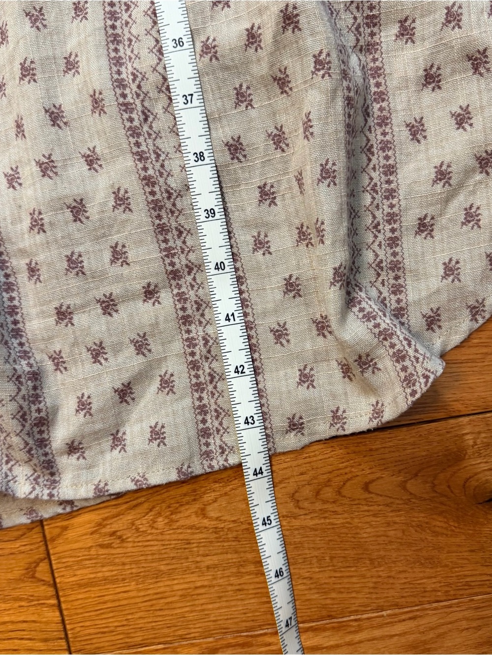 Easel Cotton Gauze Button-Down Cottagecore Dress - Picture 8 of 8